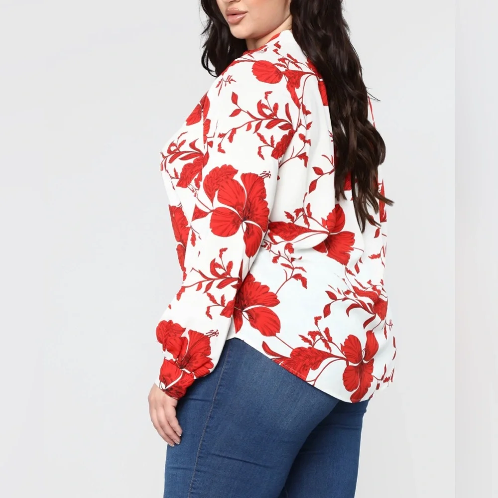Floral print top - Picture 2 of 7